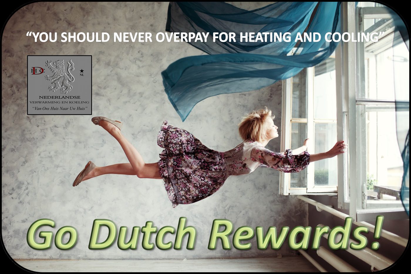 Go Dutch Rewards card — Air Conditioning design
