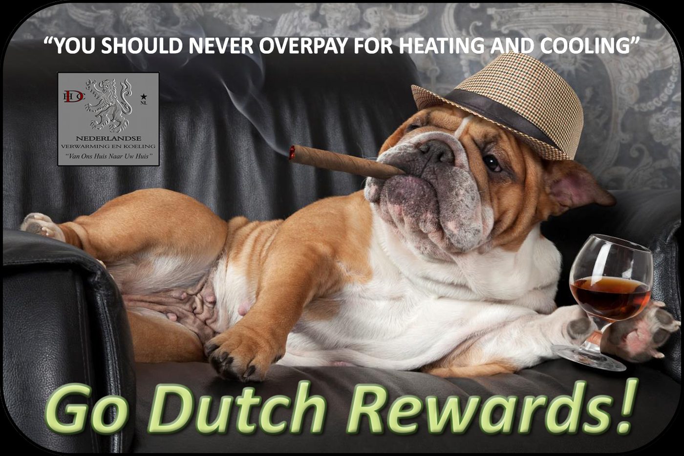 Go Dutch Rewards card — Go Dutch Dog design