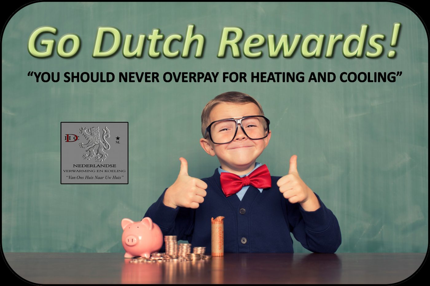 Go Dutch Rewards card — Saving Money design