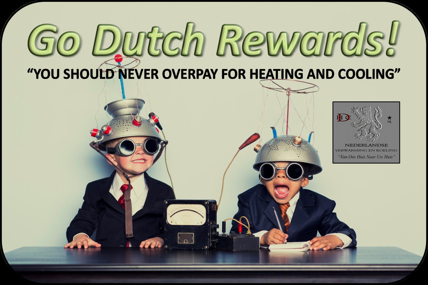 Go Dutch Rewards card — Telepathy design