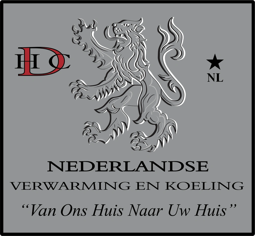 Dutch Heating and Cooling crest — Nederlandse Verwarming en Koeling, Van Ons Huis Naar Uw Huis